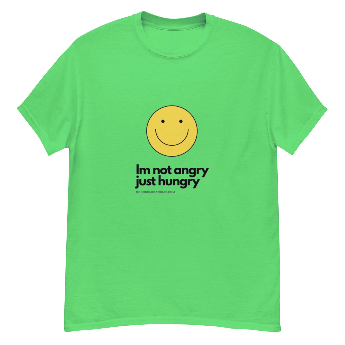 Super Funny Cute Hungry Not Angry Green Crop Top