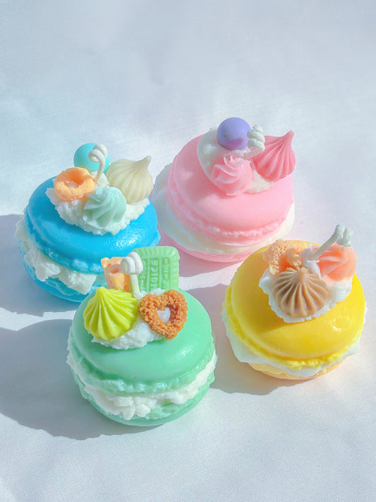 Kawaii Pastel Big Macaron Candles