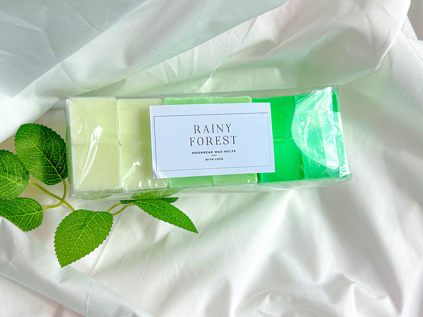 Pack Of 48pcs Rainy Forest Scented Gradient Wax Melts