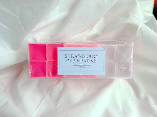 Pack Of 48pcs Strawberry Champagne Scented Gradient Wax Melts