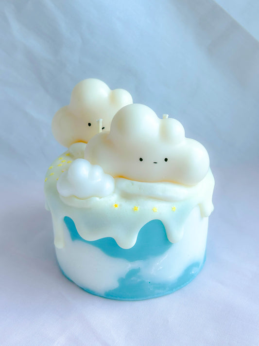 Kawaii Anime Cartoon Cloud Cake Dessert Candle