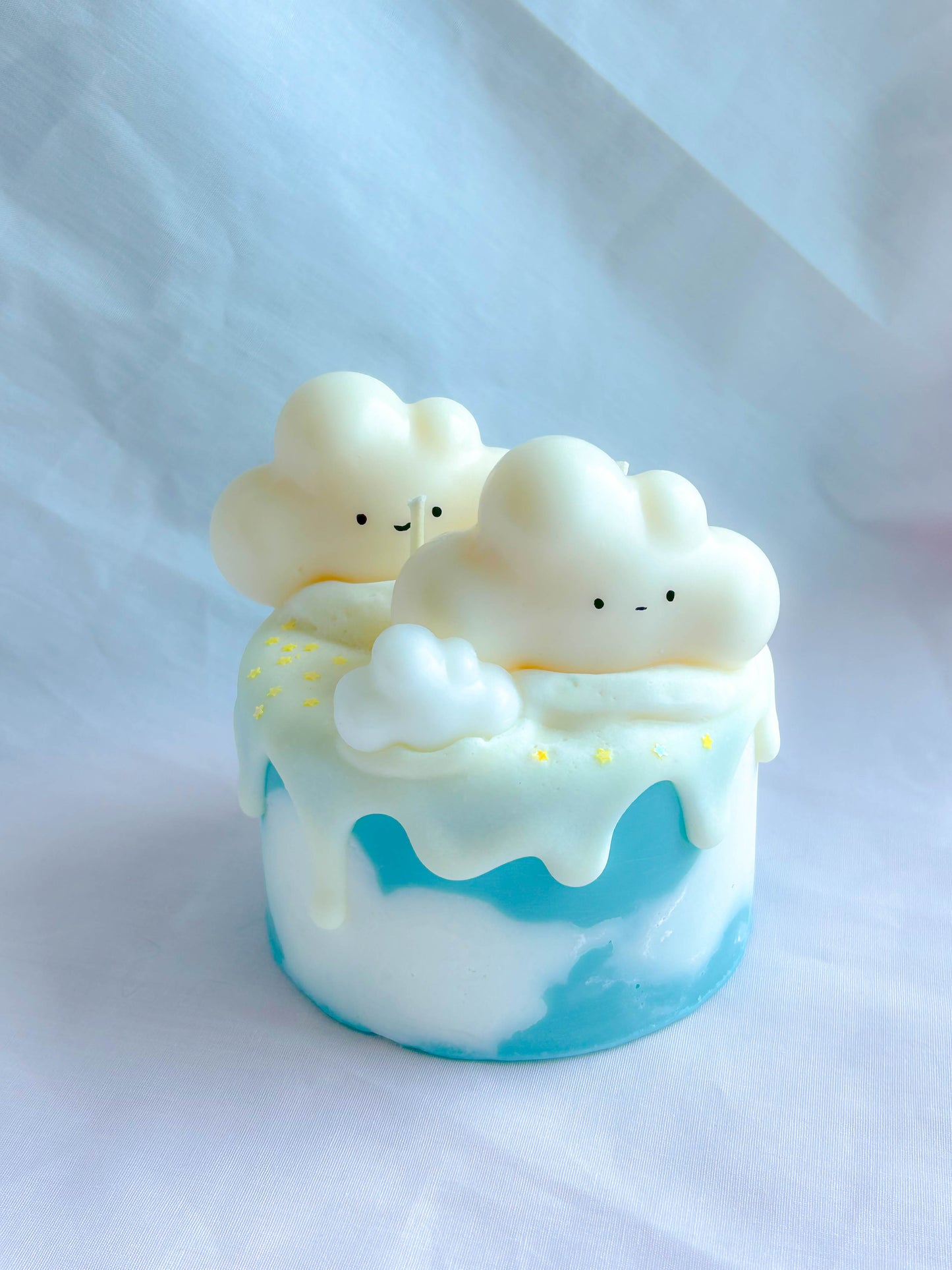 Kawaii Anime Cartoon Cloud Cake Dessert Candle