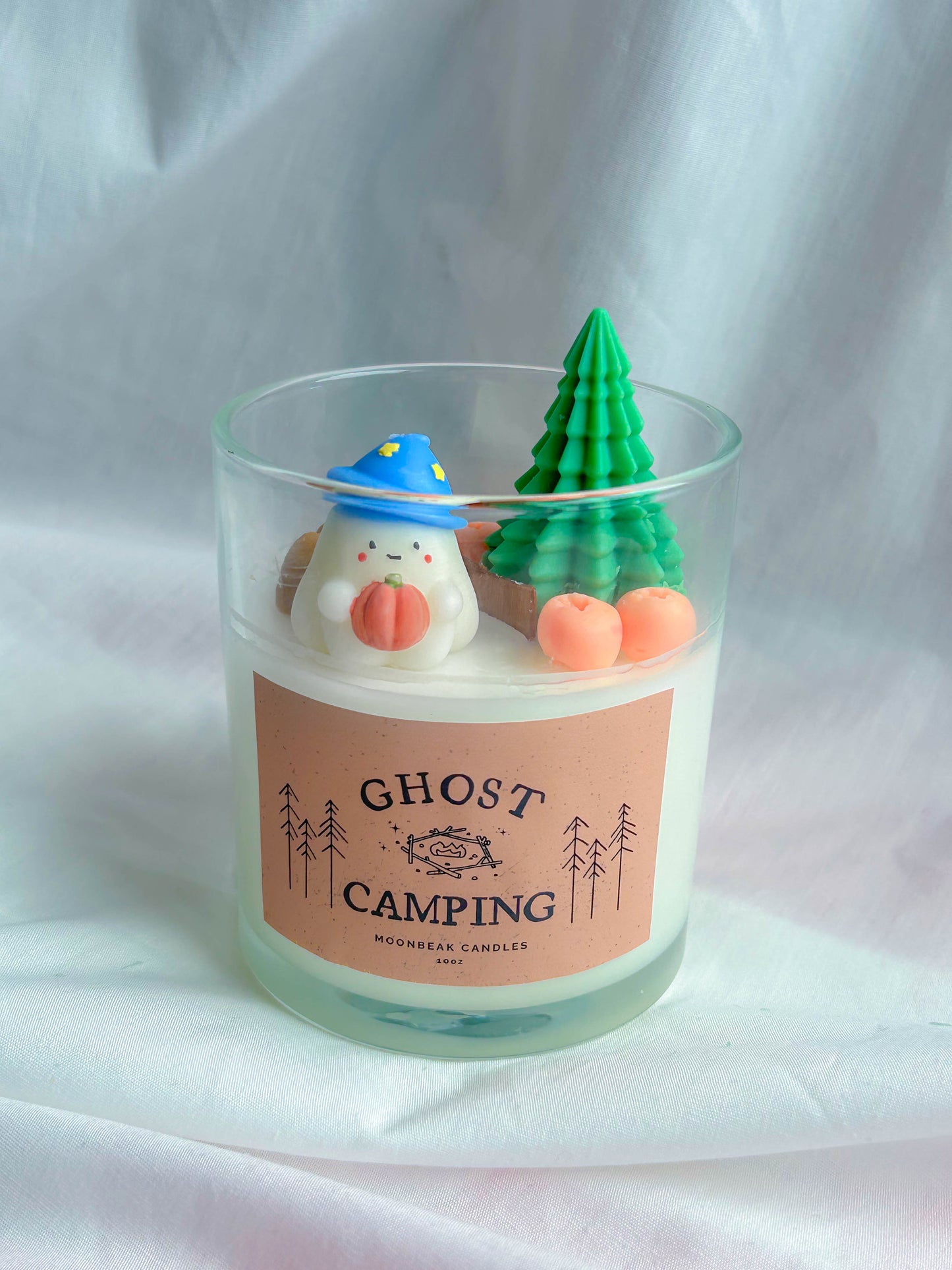 Cute Forest Camping Halloween Ghost Scented Candle