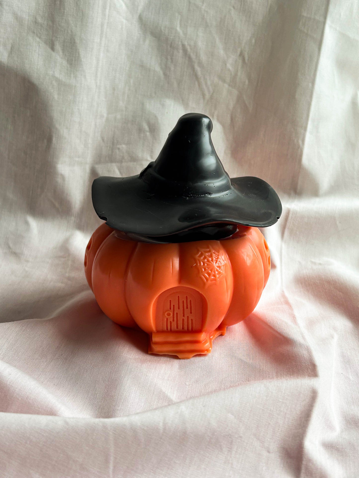 Scary Big Pumpkin Witch Hat Halloween Scented Candle