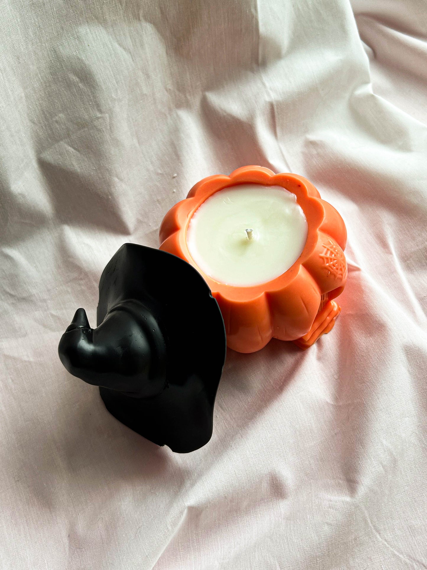 Scary Big Pumpkin Witch Hat Halloween Scented Candle