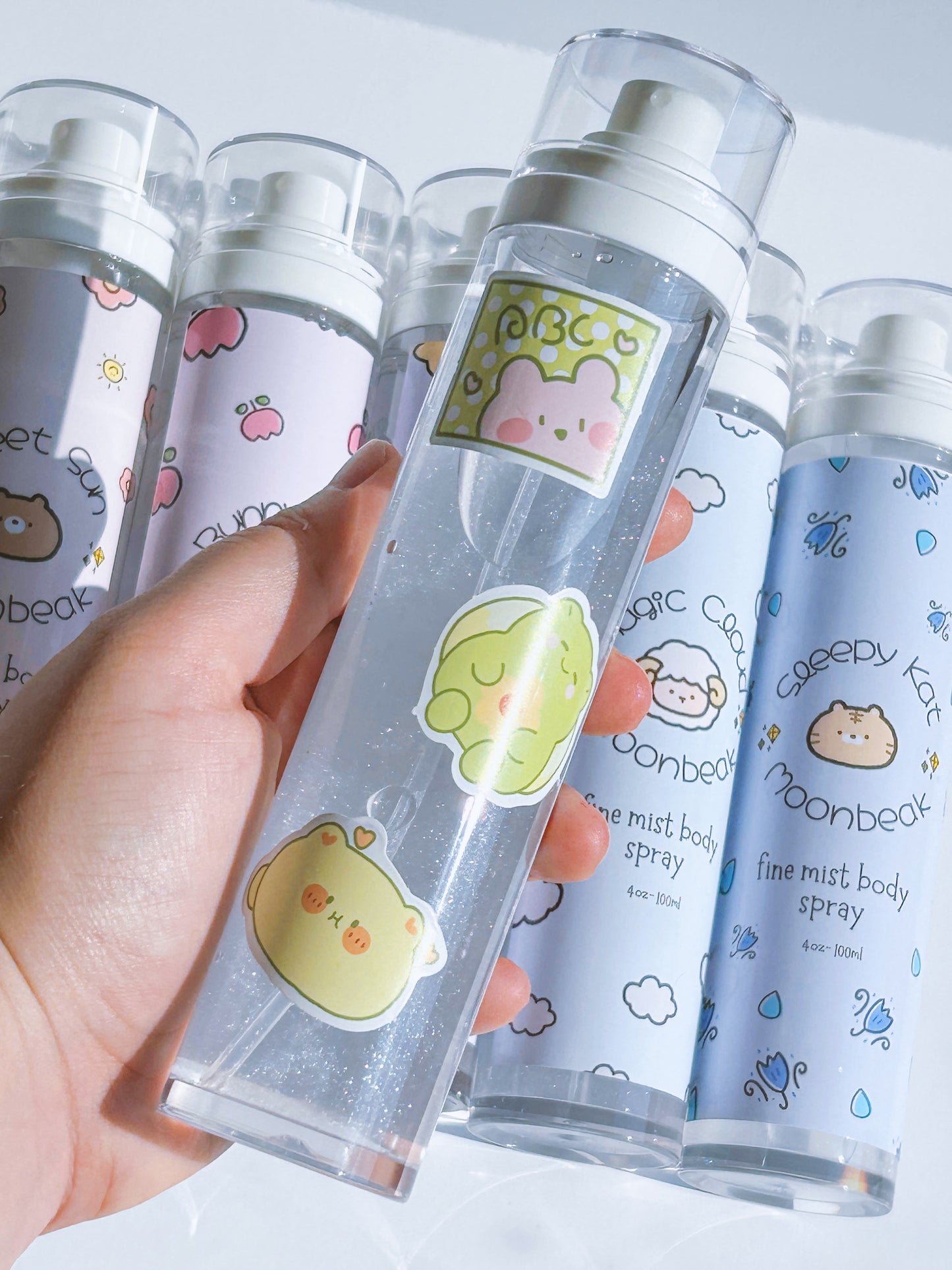 Moon Mist-Kawaii Character Colorful Fragrant Long Lasting Body Mists