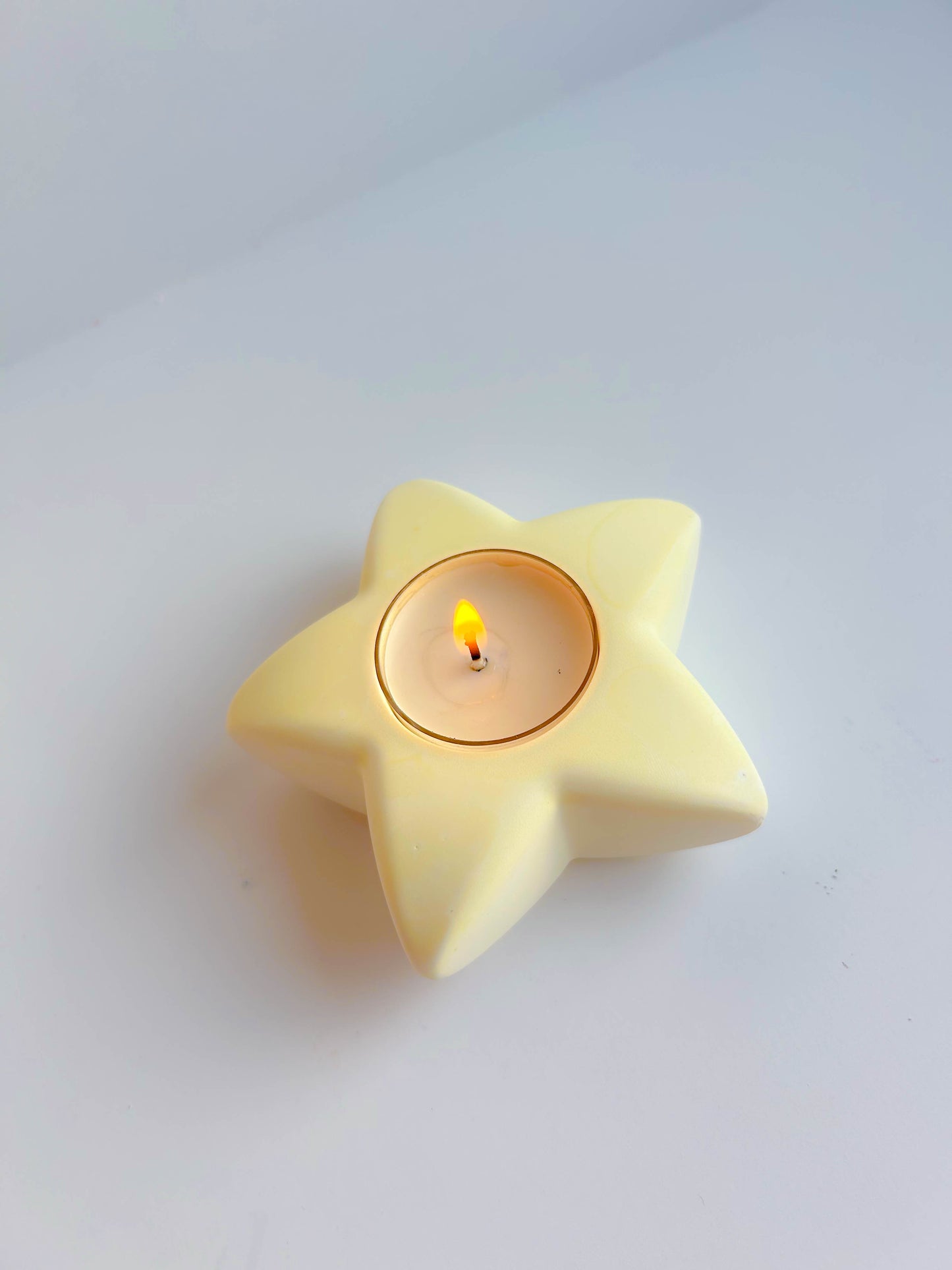 Kawaii Cute Star Shaped  Modern Minimalist Ceramic Candleholder