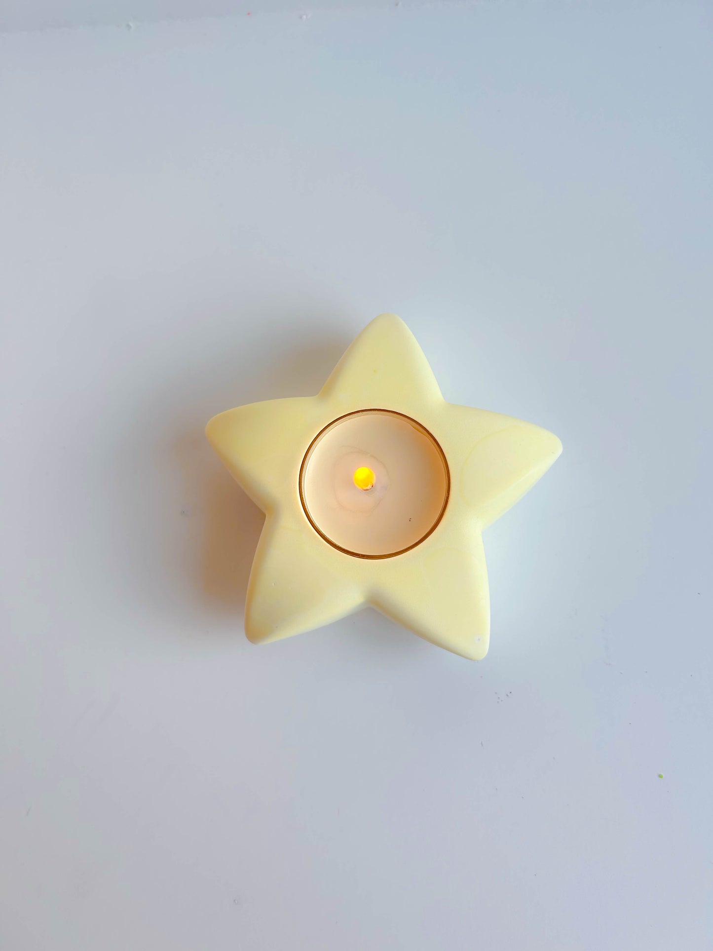 Kawaii Cute Star Shaped  Modern Minimalist Ceramic Candleholder