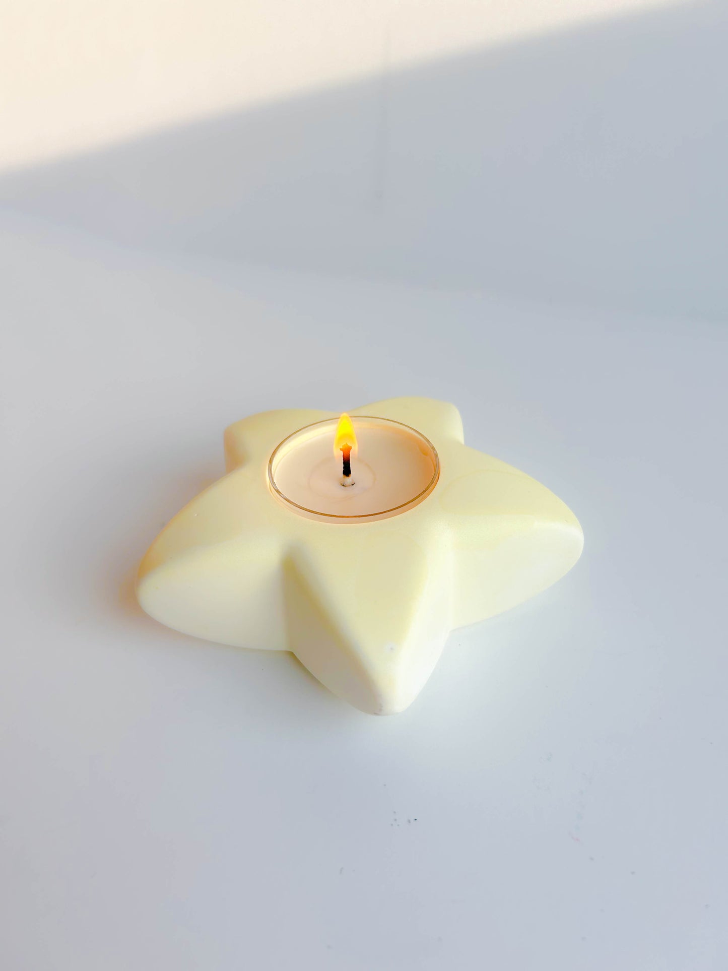 Kawaii Cute Star Shaped  Modern Minimalist Ceramic Candleholder