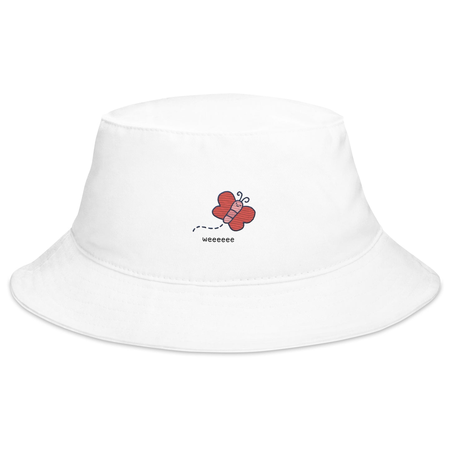 Adorable Cute Butterfly Doodle Cartoon Bucket Hat