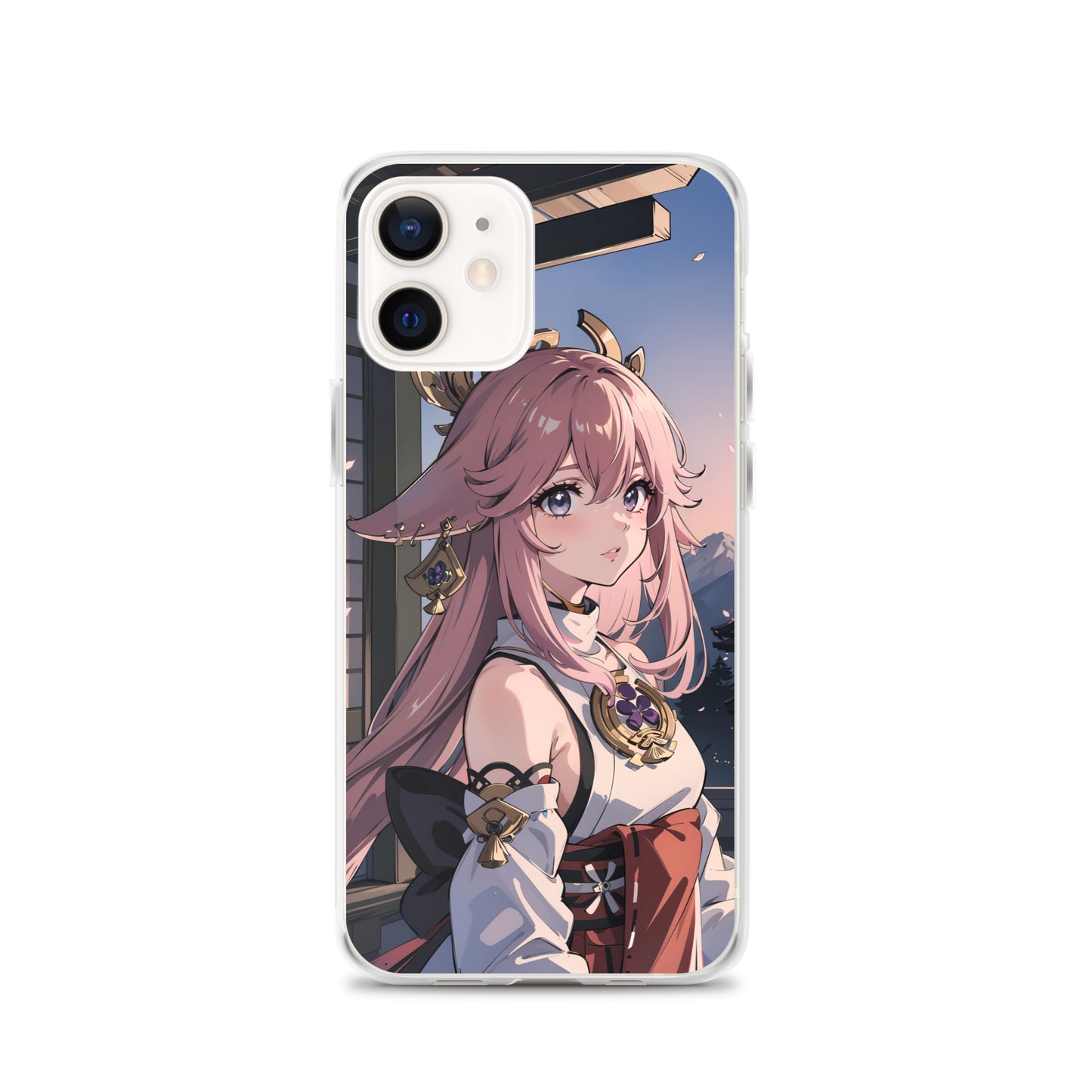 Kawaii Yae Miko Genshin Clear Case for iPhone®