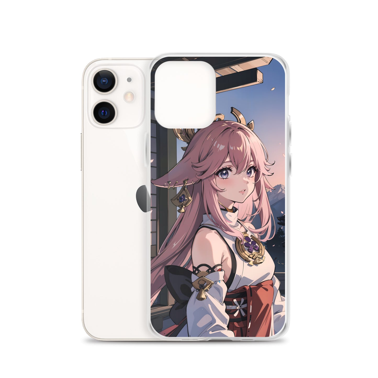 Kawaii Yae Miko Genshin Clear Case for iPhone®