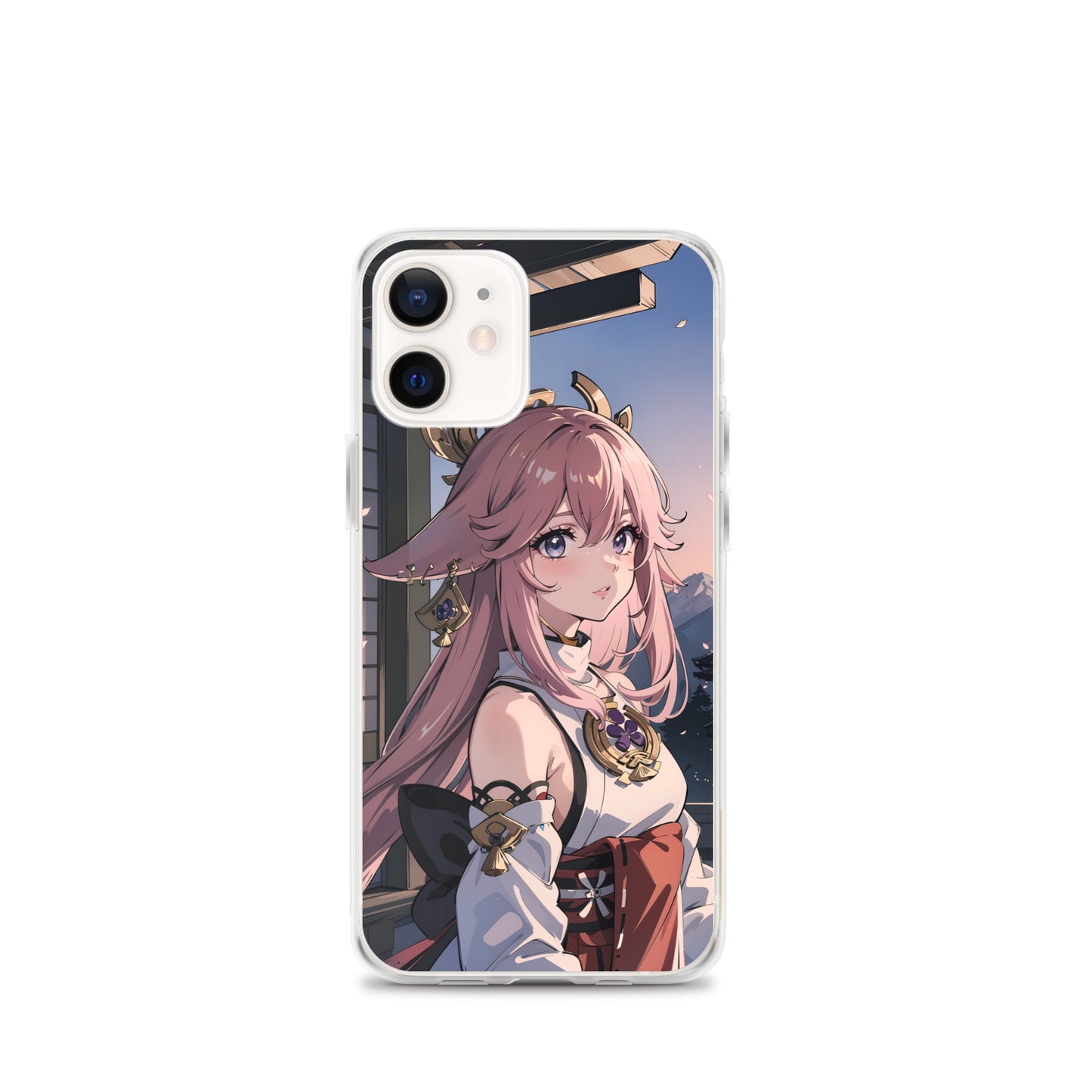 Kawaii Yae Miko Genshin Clear Case for iPhone®