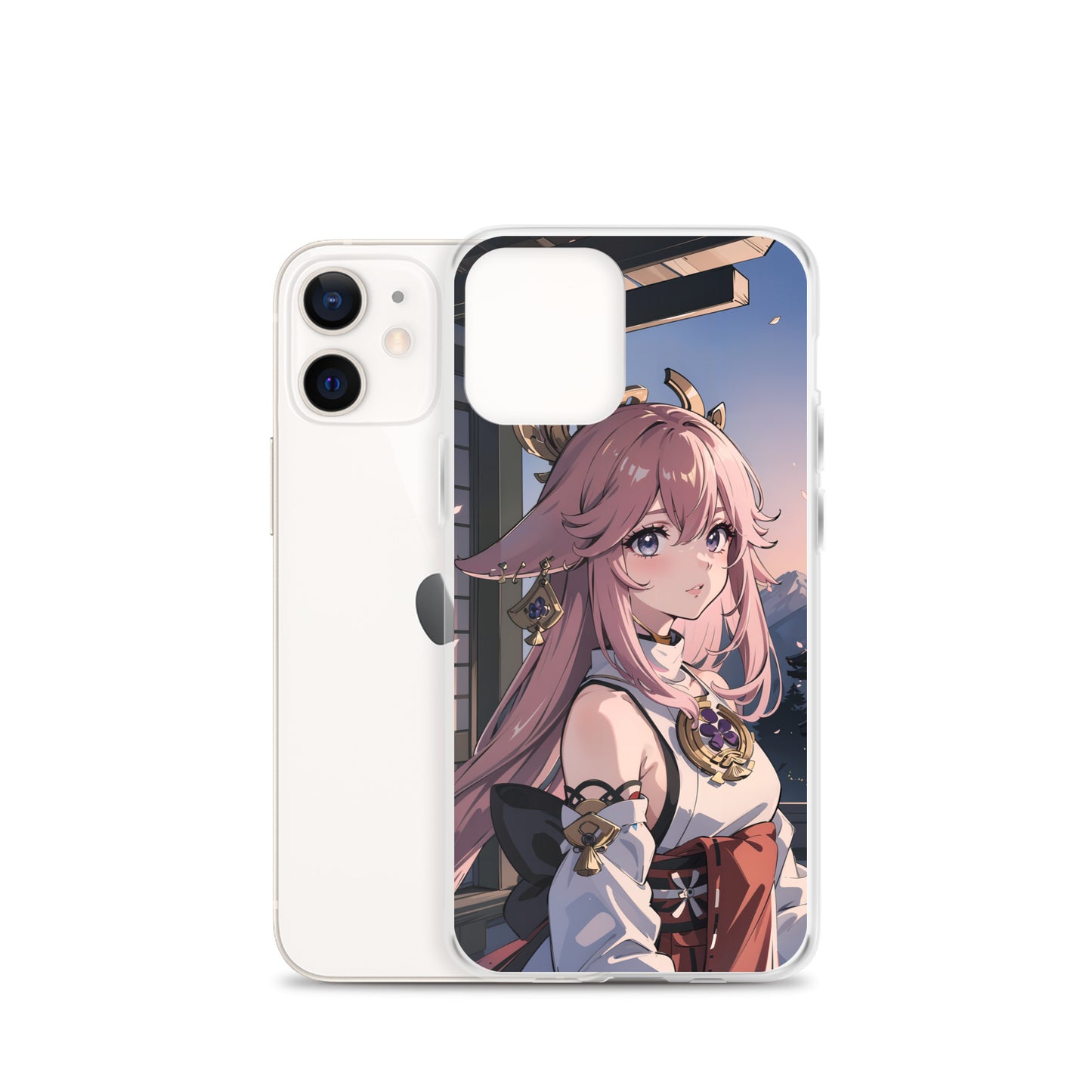 Kawaii Yae Miko Genshin Clear Case for iPhone®