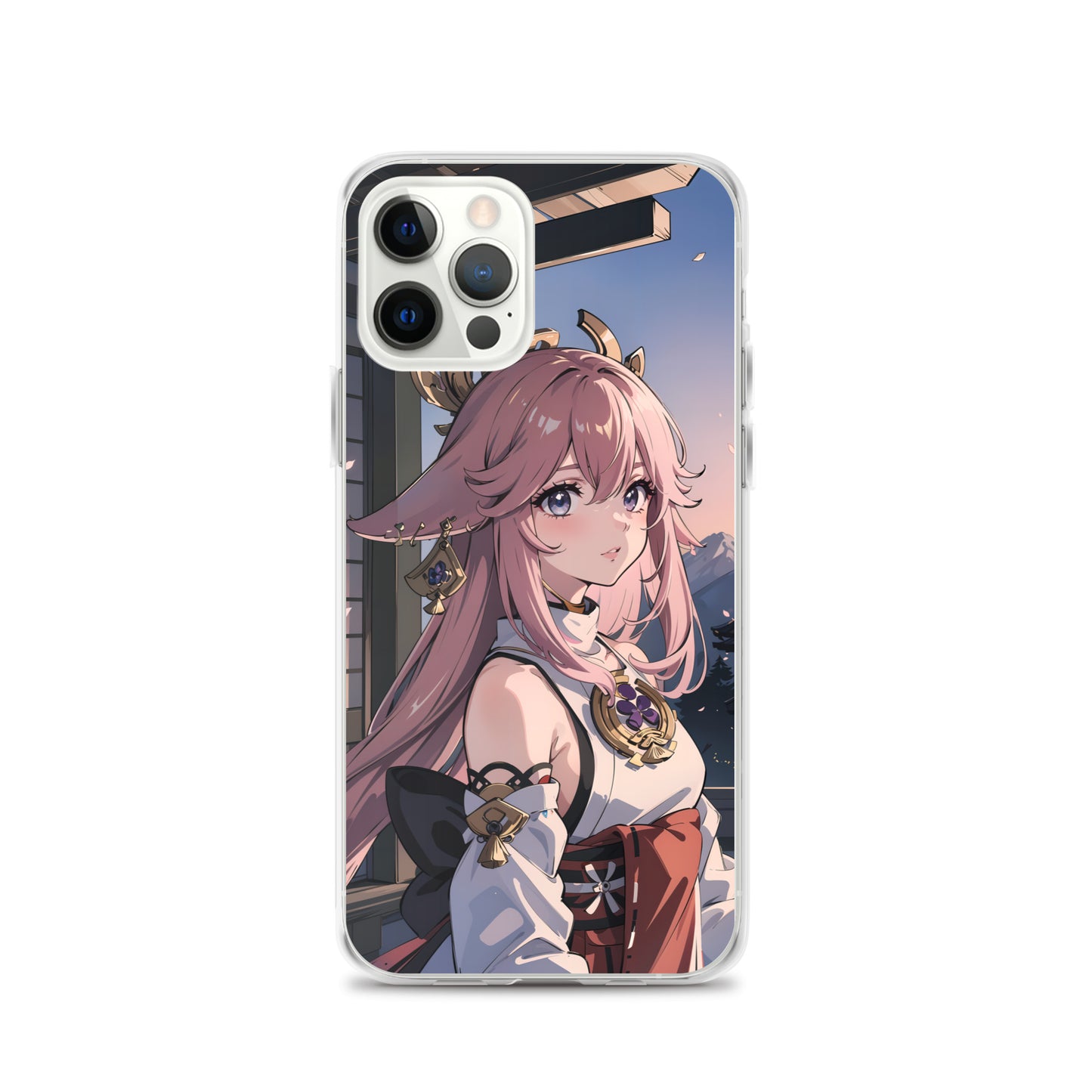 Kawaii Yae Miko Genshin Clear Case for iPhone®