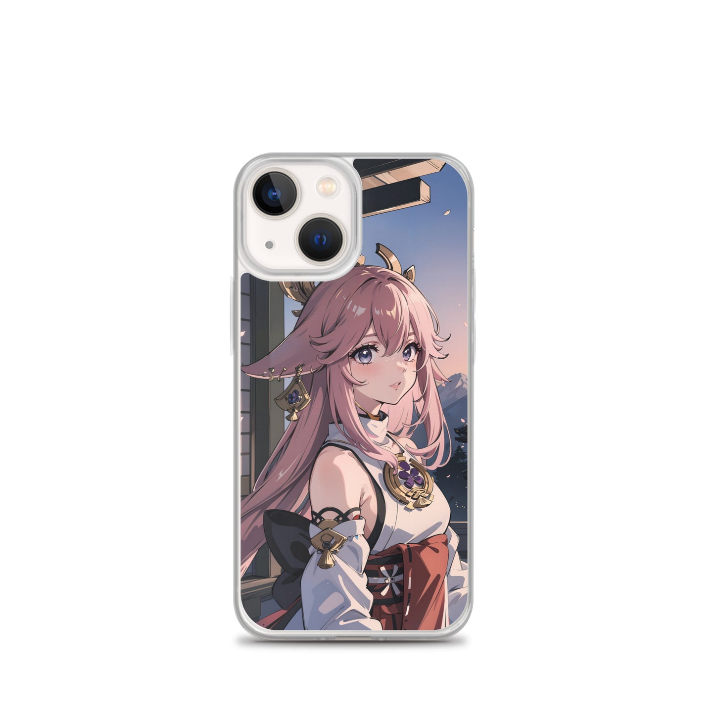 Kawaii Yae Miko Genshin Clear Case for iPhone®