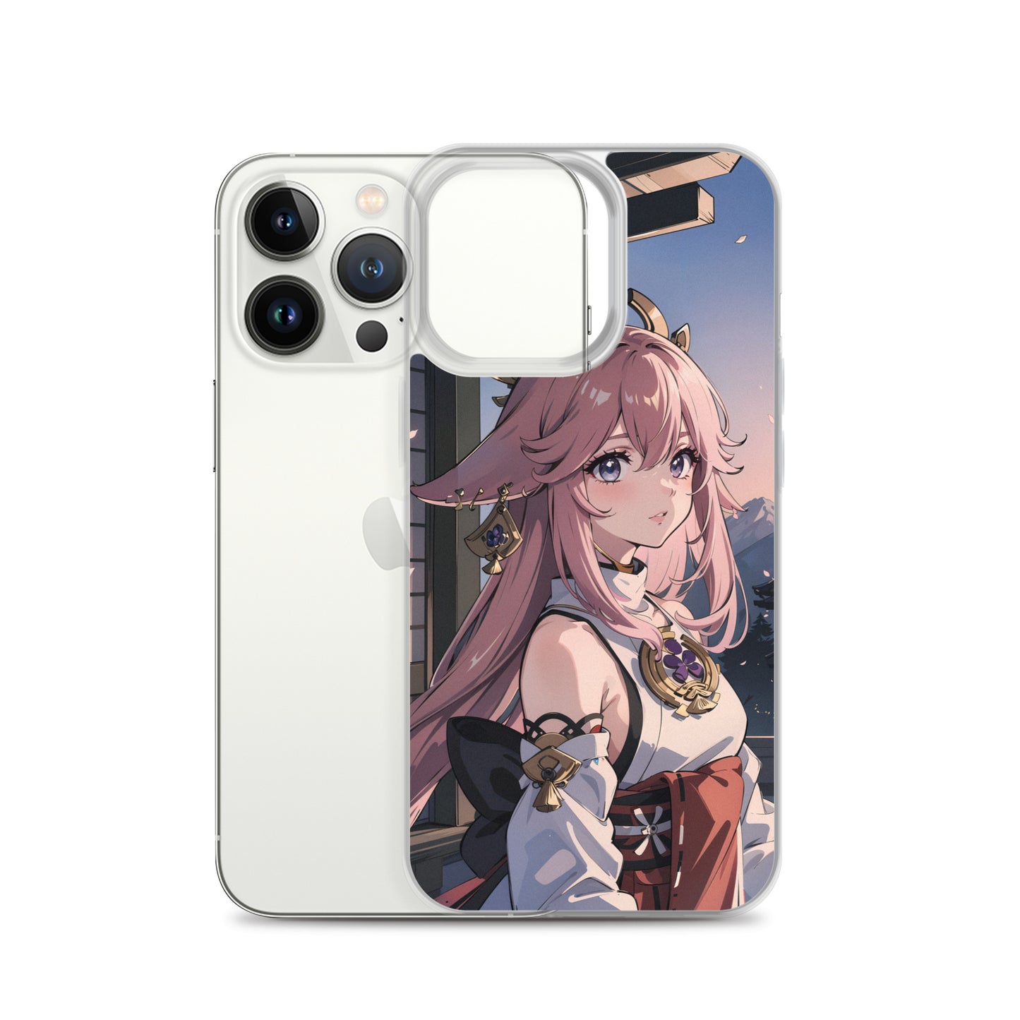 Kawaii Yae Miko Genshin Clear Case for iPhone®