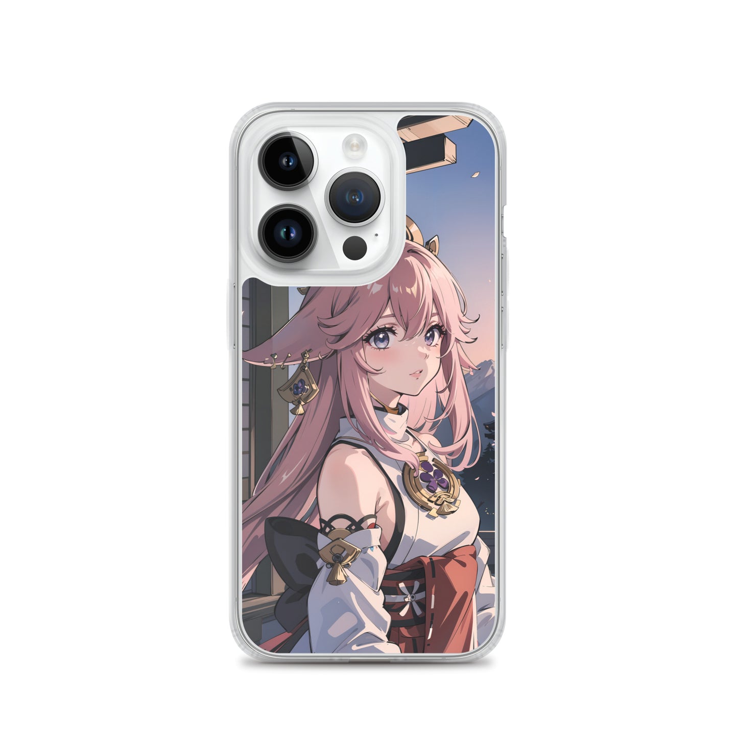 Kawaii Yae Miko Genshin Clear Case for iPhone®