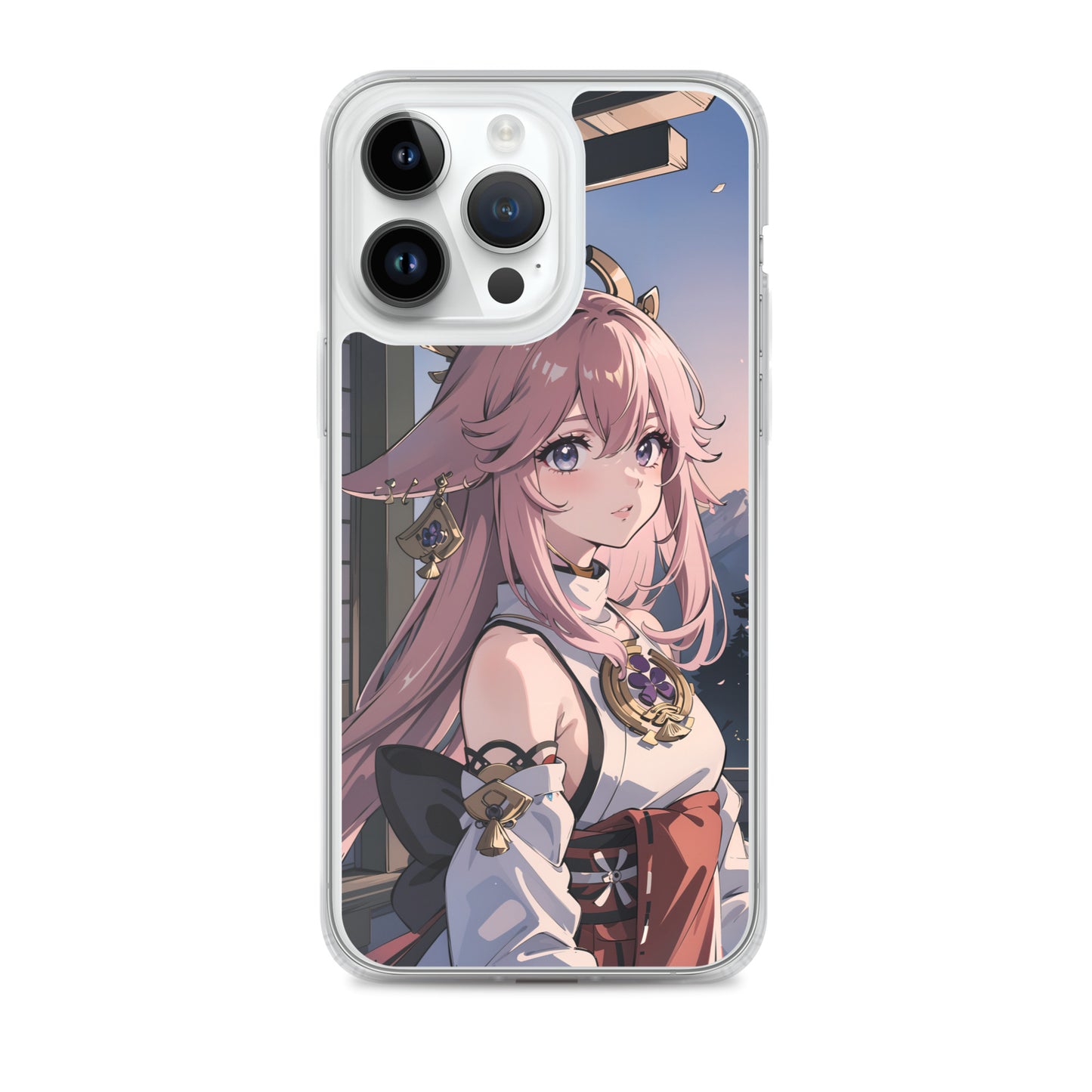 Kawaii Yae Miko Genshin Clear Case for iPhone®