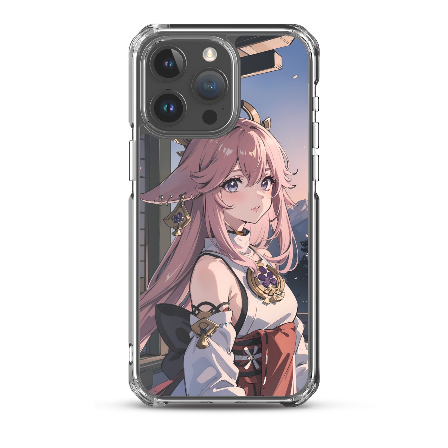 Kawaii Yae Miko Genshin Clear Case for iPhone®