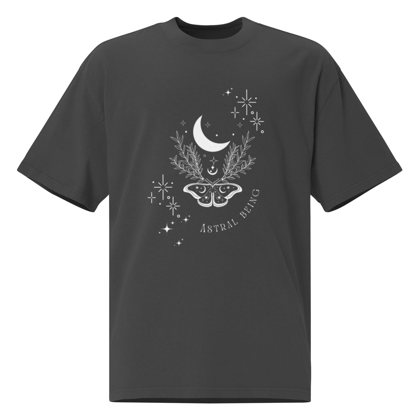 Magical Witchy Astral Being Mystical Butterfly Oversized Shirt