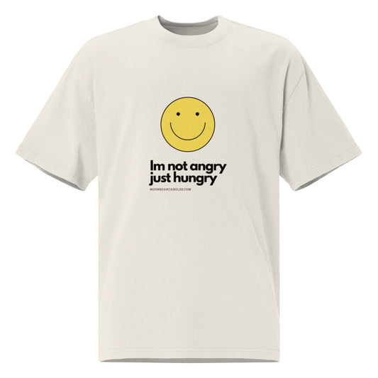 Super Funny Cute Hungry Not Angry Oversized Shirt