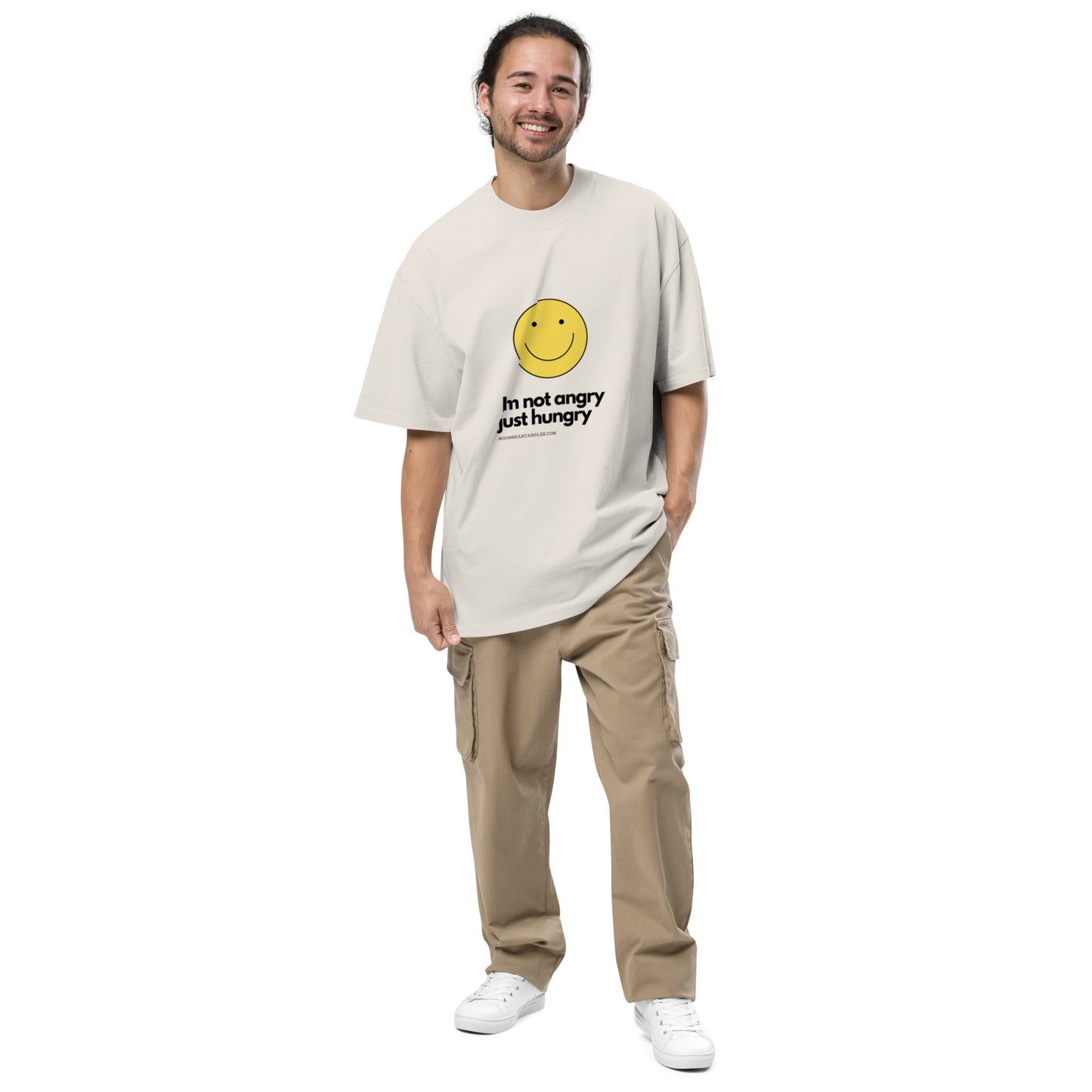 Super Funny Cute Hungry Not Angry Oversized Shirt