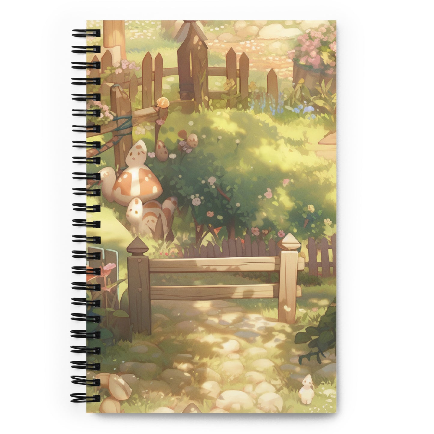 Cute Magical Fantasy House Garden RPG Game Notebook