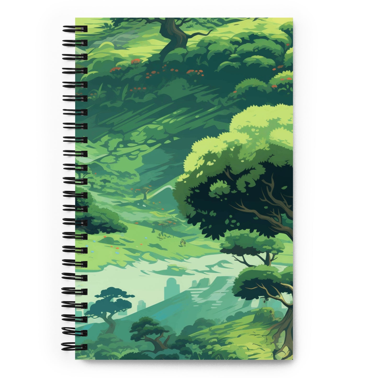 Kawaii Fantasy Forest Hyrule Plain RPG Game Notebook