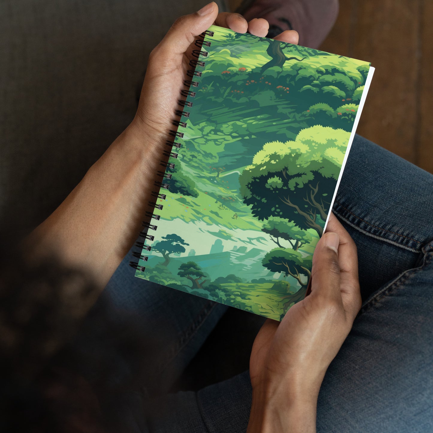 Kawaii Fantasy Forest Hyrule Plain RPG Game Notebook