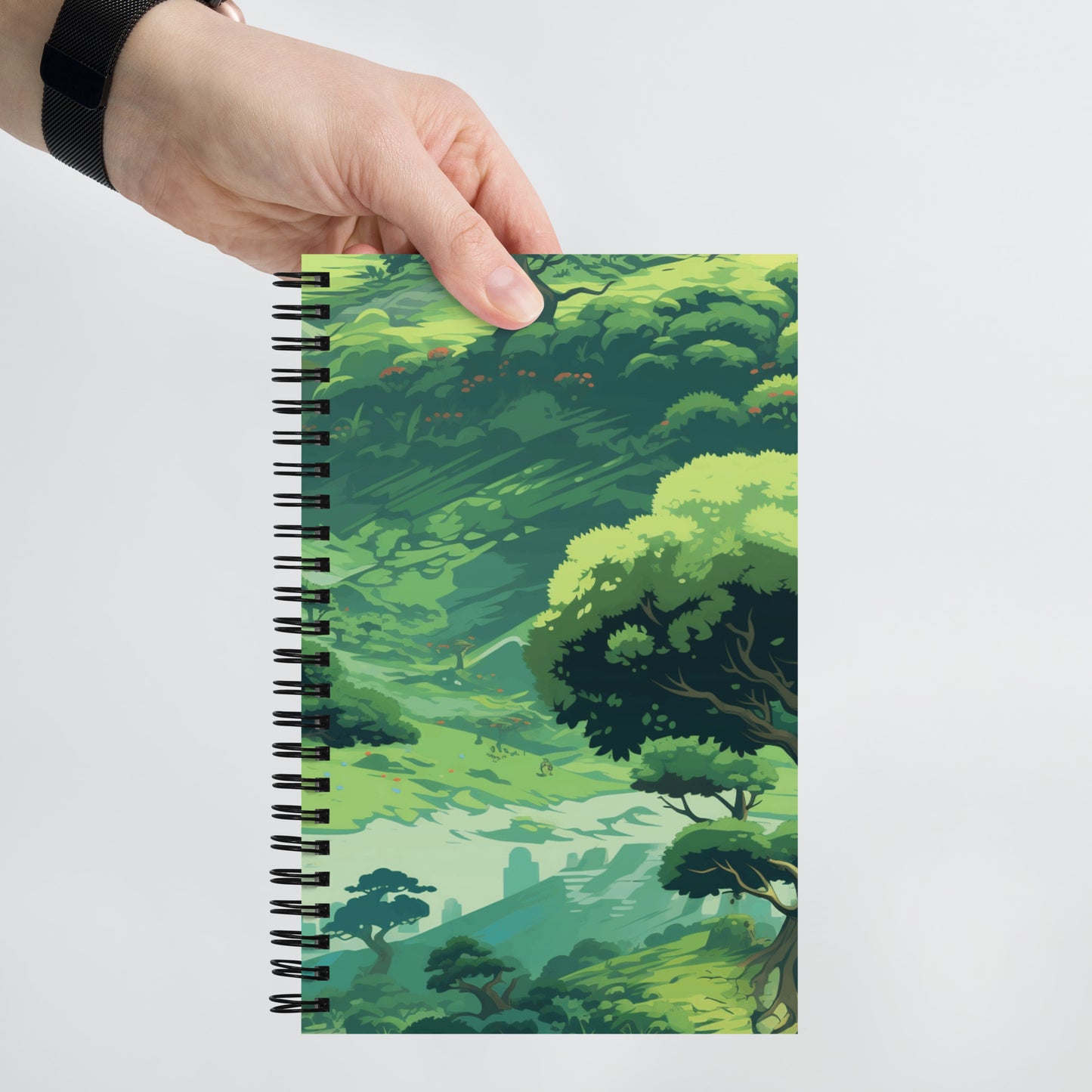 Kawaii Fantasy Forest Hyrule Plain RPG Game Notebook