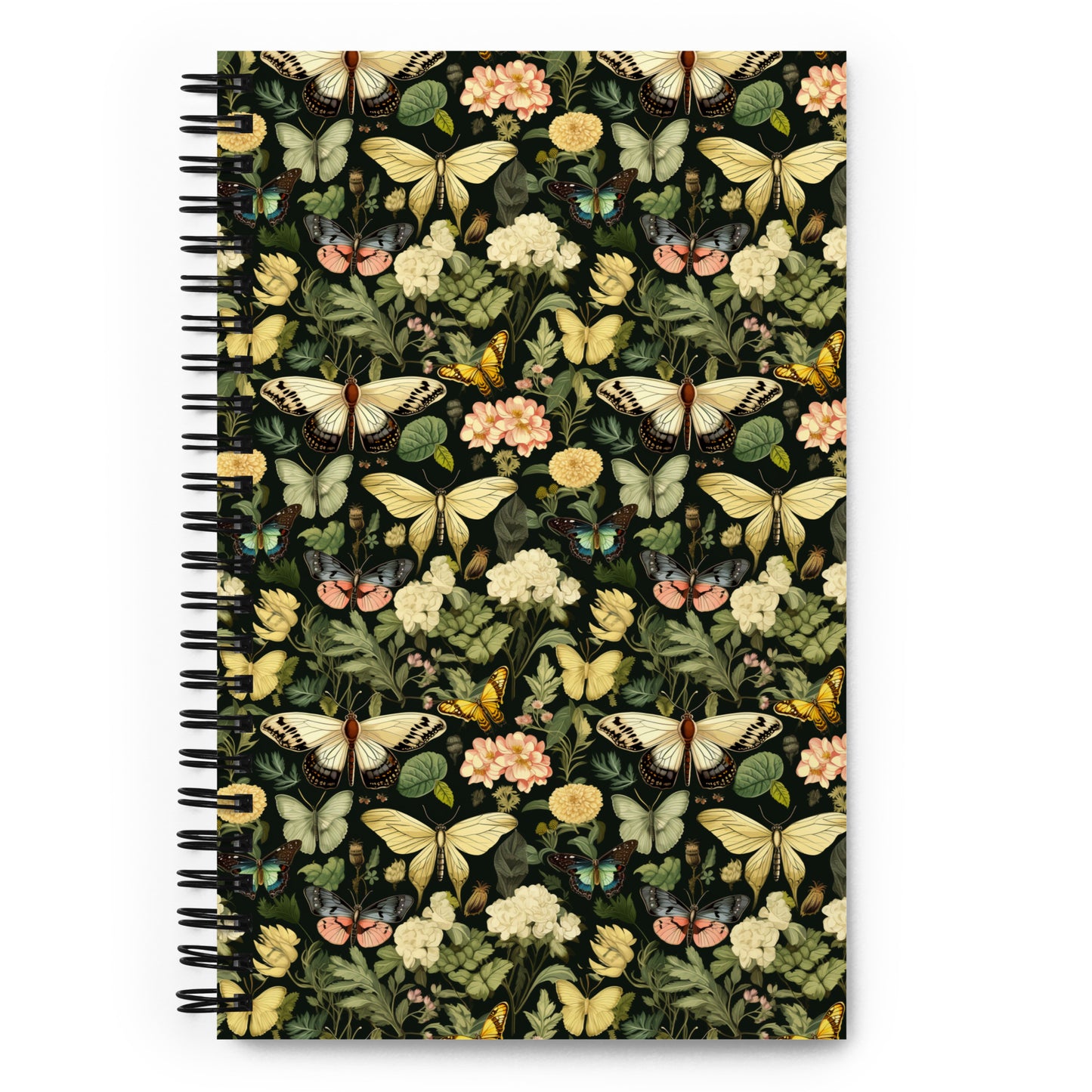 Beautiful Yellow Butterfly Natural Pattern Notebook