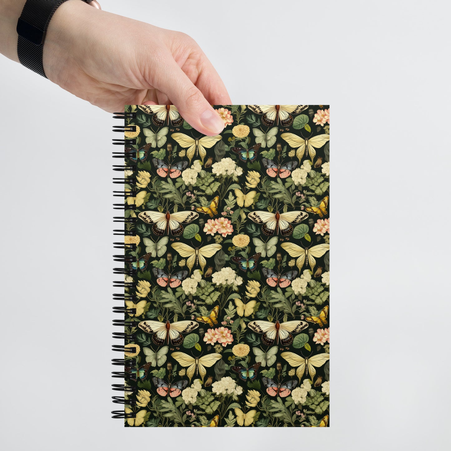 Beautiful Yellow Butterfly Natural Pattern Notebook