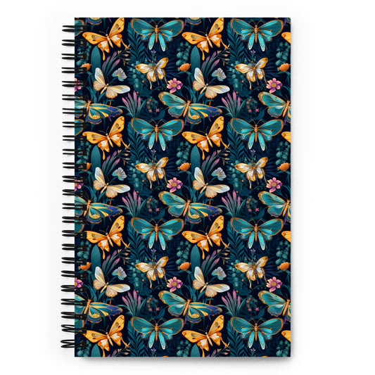 Beautiful Blue Butterfly Natural Pattern Notebook