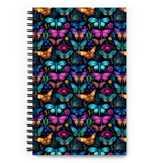 Beautiful Colorful Butterfly Natural Pattern Notebook