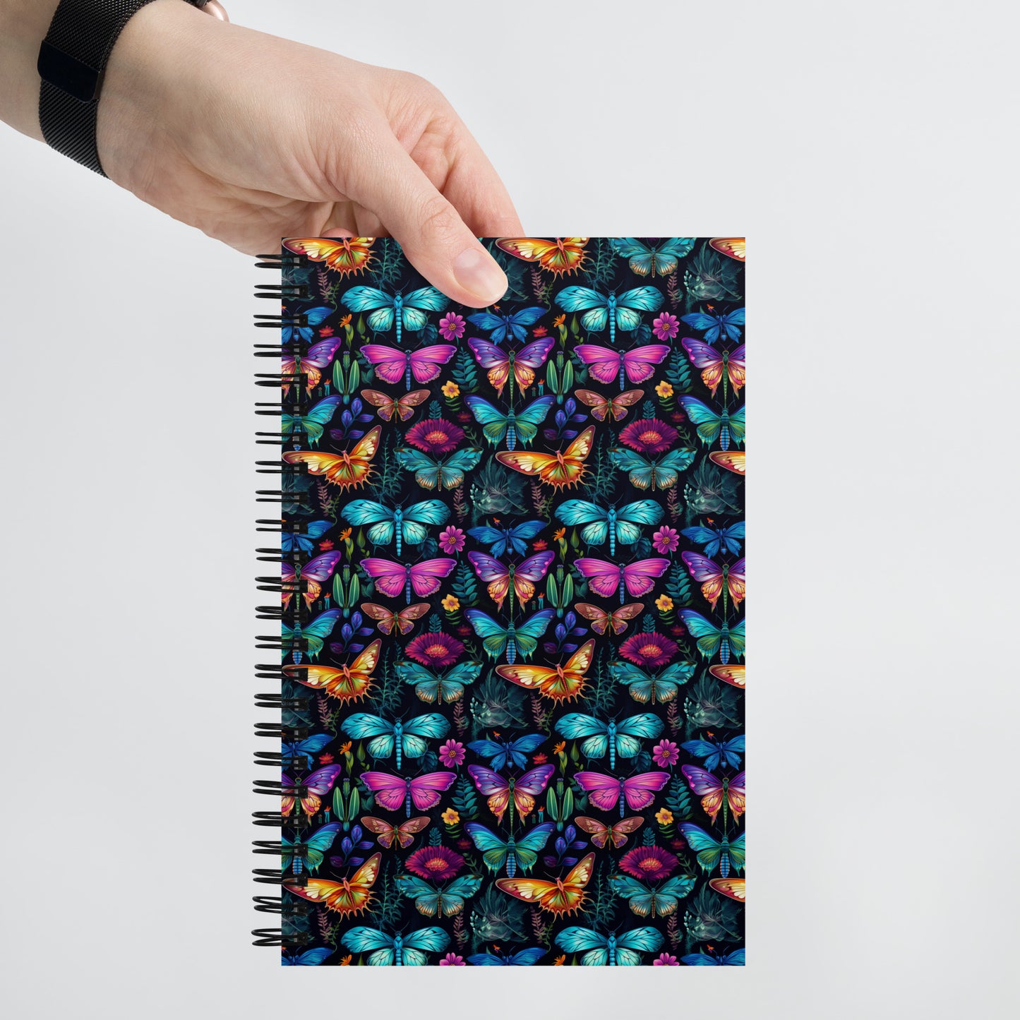 Beautiful Colorful Butterfly Natural Pattern Notebook