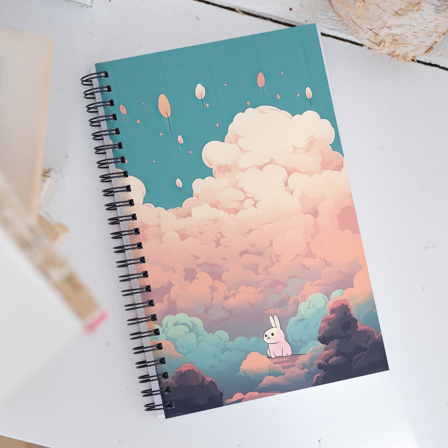 Kawaii Anime Bunny Fall Inspired Drawing Notebook