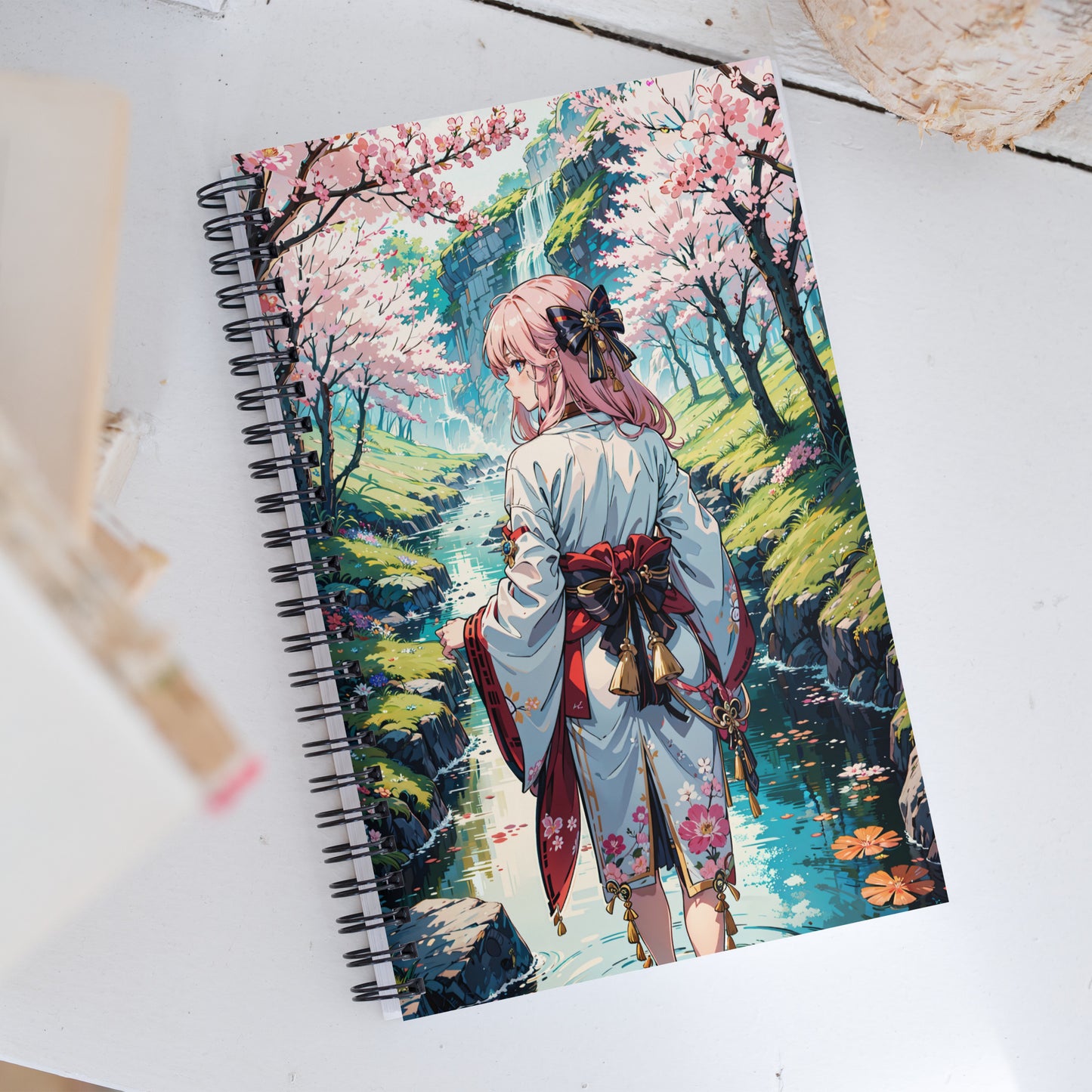 Kawaii Yae Miko Genshin Anime Drawing Notebook