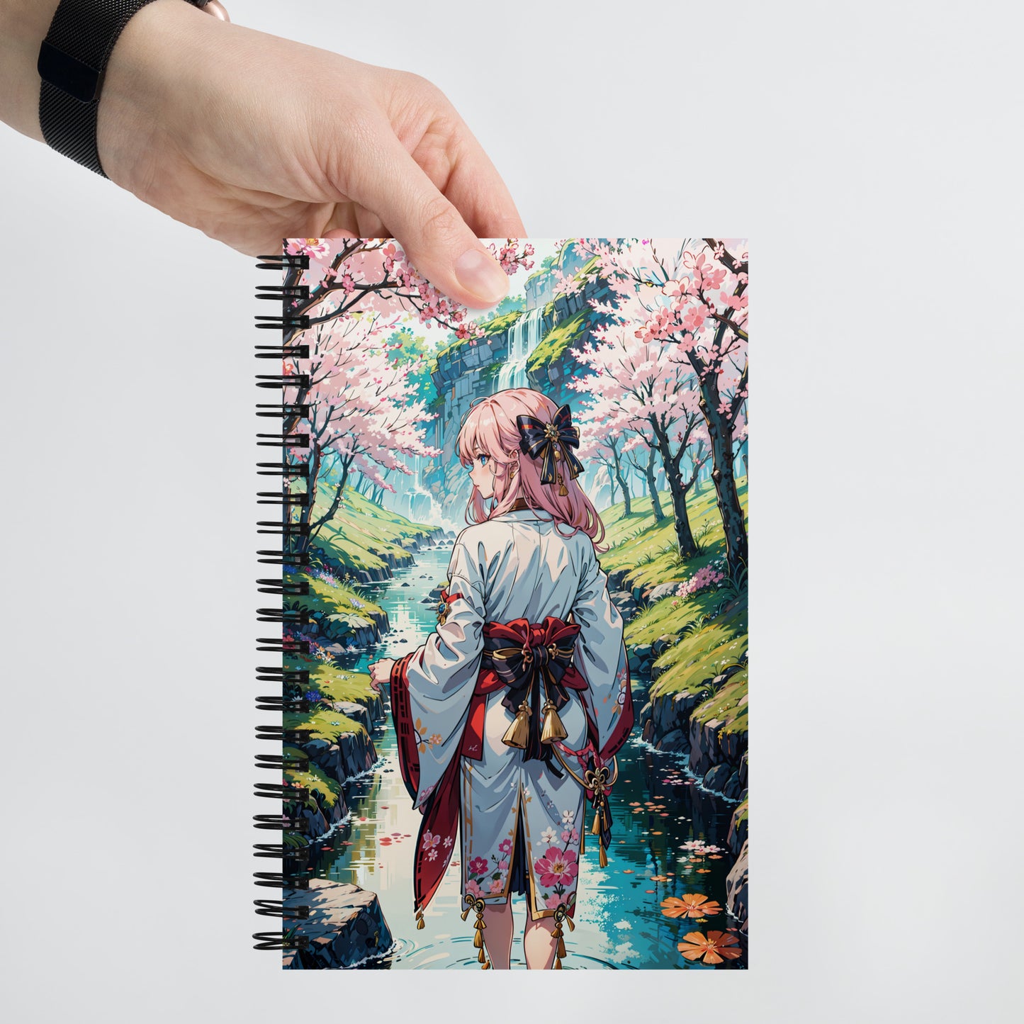 Kawaii Yae Miko Genshin Anime Drawing Notebook