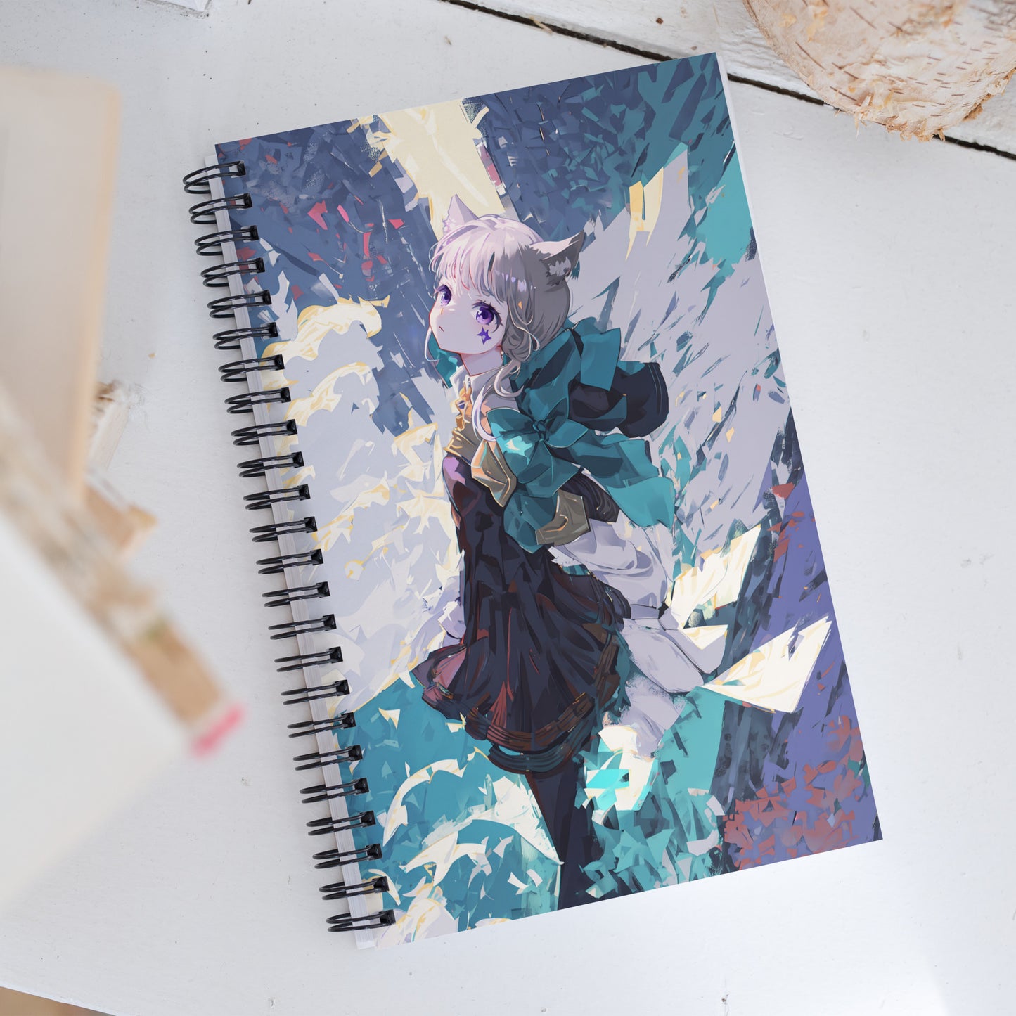 Kawaii Lynette Genshin Anime Drawing Notebook