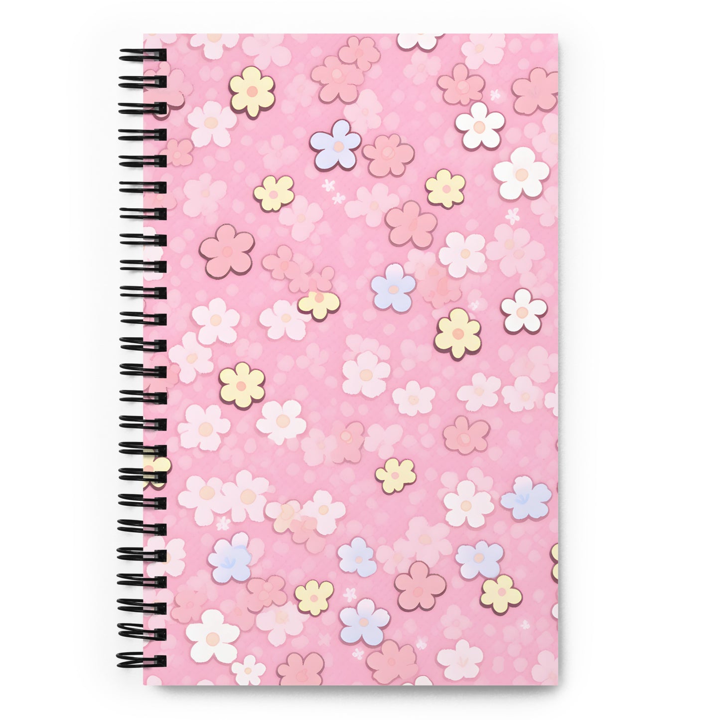 Adorable Mini Cherry Blossom Flowers Pastel Notebook