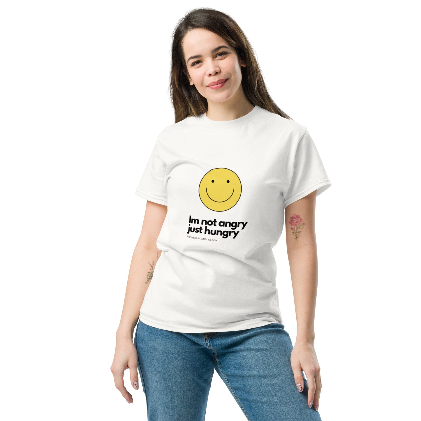 Super Funny Cute Hungry Not Angry T-Shirt