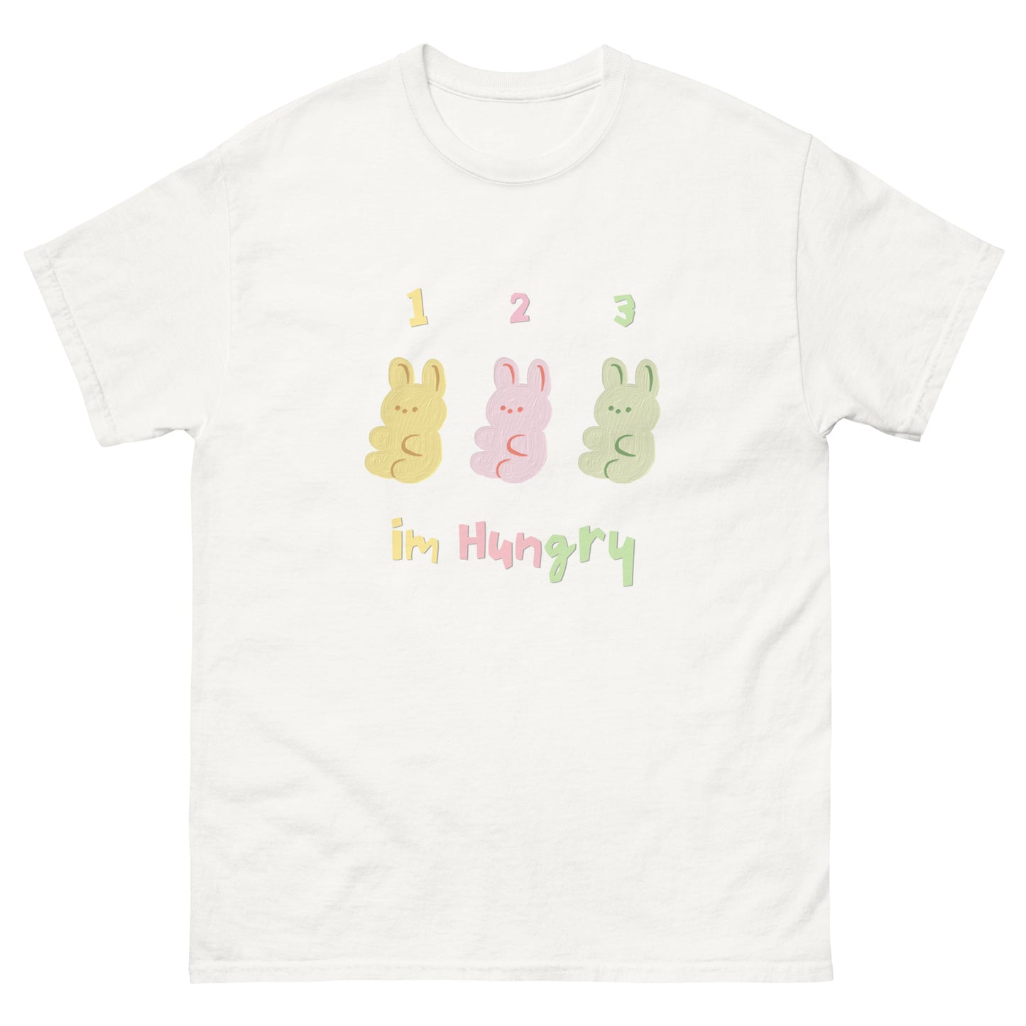 Kawaii Pastel Bunnies I'm Hungry Shirt