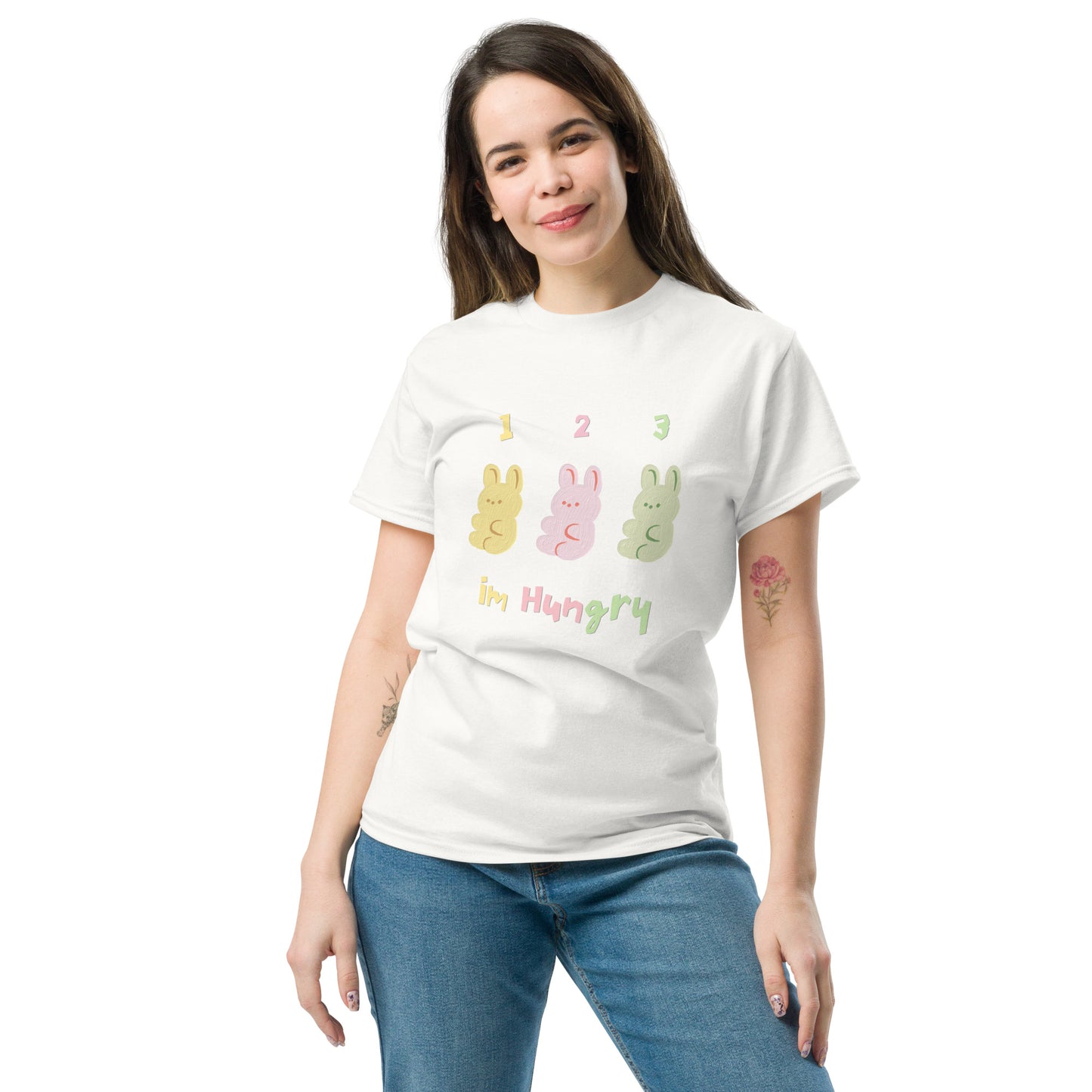 Kawaii Pastel Bunnies I'm Hungry Shirt